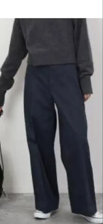 SLOBE IENA 로우라이즈 치노 팬츠