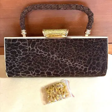 [ 미사용 ] 2WAY 클러치백 / 토트 체인 포함 / 결혼식 파티