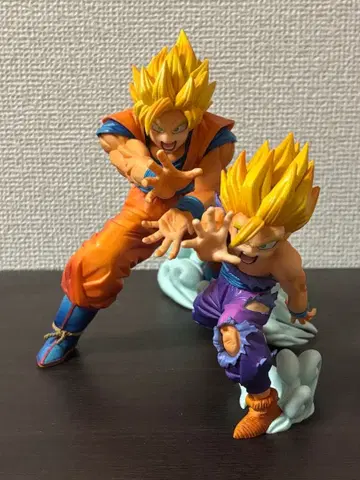 제일복권 드래곤볼 피규어 A상 손오공&손오반 부자 에네르기파