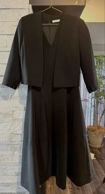 fray id 숏 자켓 셋업