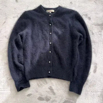 KUMIKYOKU/울 라쿤/가디건/네이비 컬러/네이비/M