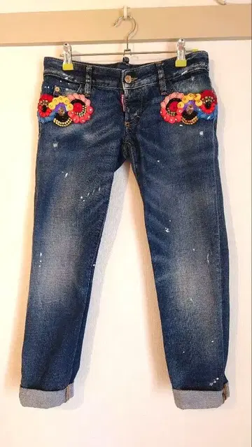 디스퀘어드 비쥬 데님 청바지 40