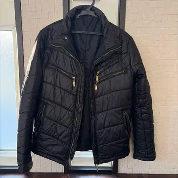 icom 블랙 숏 기장 라이더 재킷 스타일 다운