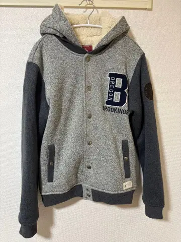 ELKEX 후드 부착 보아 자켓 M 사이즈