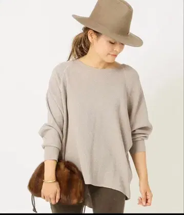 미사용 DeuxiemeClasseAMERICANA 서멀 풀오버