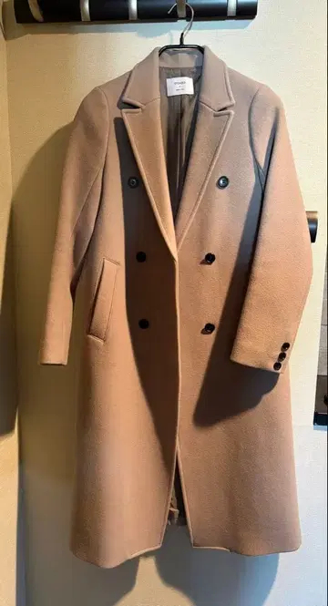 STUDIOUS 더블 브레스트 롱 코트