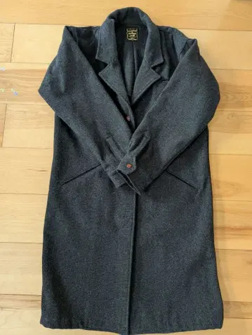 롱 코트 체스터 코트 허그아워 크로스 앤 크로스