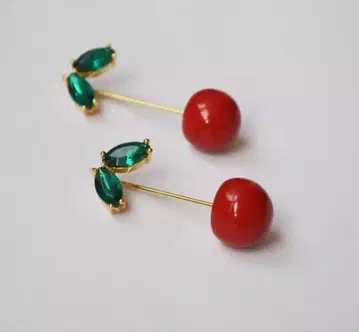 새상품급 kate spade 체리 귀걸이