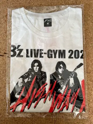 B'z LIVE-GYM 2022 FINAL 셔츠 M 사이즈