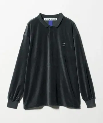 CITEN 폴로 칼라 벨루어 셔츠 벨루어