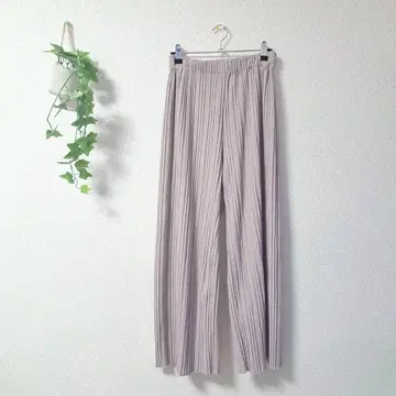 [GRL] 플리츠 팬츠 (M) / 와이드 더스티 컬러 트렌드 활동성 좋음