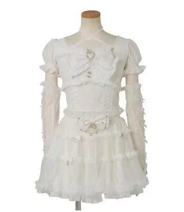 LIZLISA 암워머 뷔스티에 상의 핑크