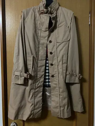 Laula 베이지 로즈 트렌치코트