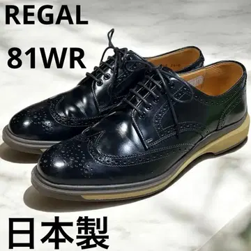 리걸 윙팁 24.5cm 2E 드레스 신발 81WR 블랙 일본제