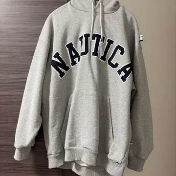 NAUTICA Arch Logo Sweat Hoodie 2.2 그레이 M