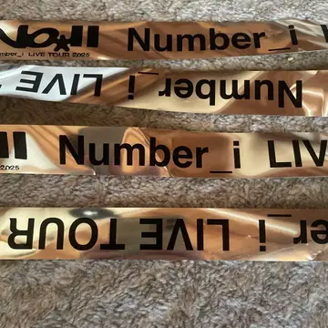 Number_i LIVE TOUR 2025 은색 테이프 c