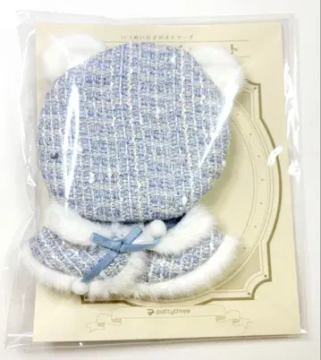 [ 1회 시착 ] 옷 이츠누이 오키가에 시리즈 베레모 & 판초 세트 블루