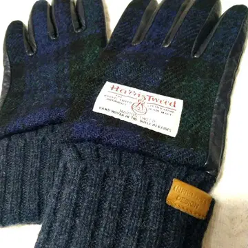 Harris Tweed 인필더 디자인 장갑