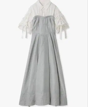 snidel 스나이델 자카드 베어 도킹 원피스