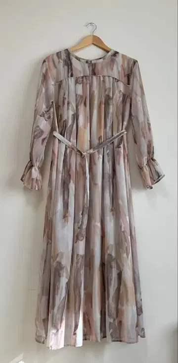 아트 디자인 롱 원피스