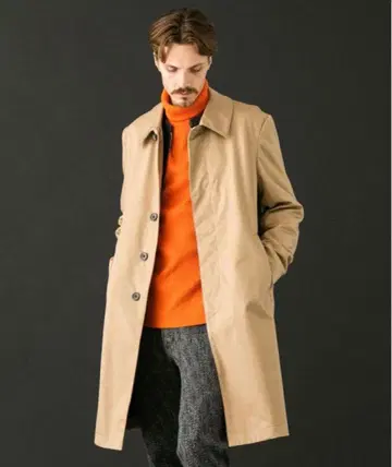 UNITED TOKYO 본딩 개버 스텐카라 코트