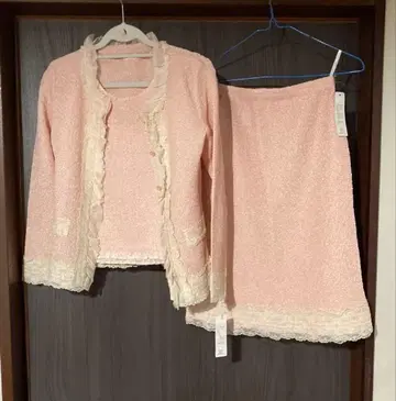 핑크 스커트 셋업 사이즈 9