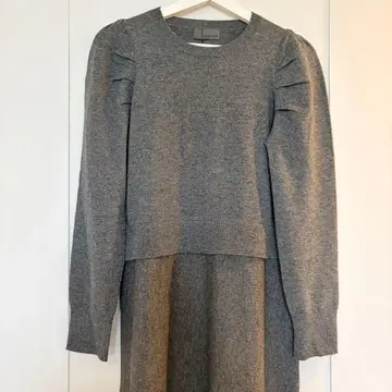 택 포함 새상품 UNCRAVE 니트 원피스