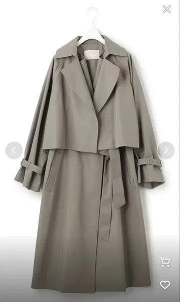 ICB 트렌치코트 T/C 샴브레이 트윌 3WAY 코트