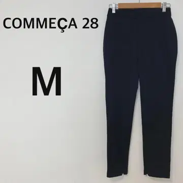 28 COMMECA 28 슬랙스 [ M ] 팬츠 블랙 지퍼