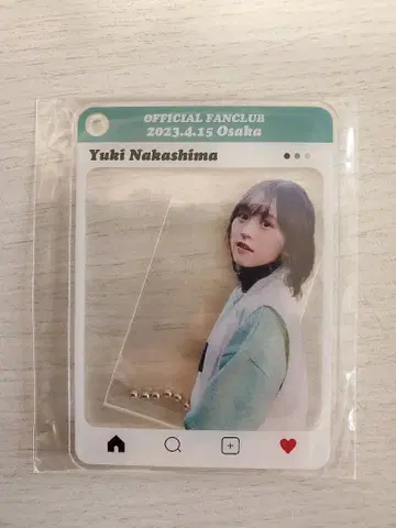 나카지마 유키 아크릴 외출 플레이트 (오사카 전달회 한정판)