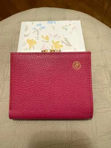 황궁 가마구치 지갑 로즈 핑크