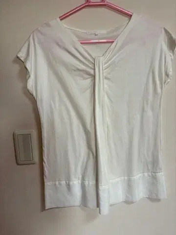 ANAYI 화이트 슬리브리스 상의 36