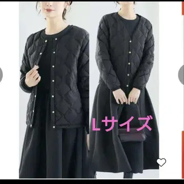 coca 워셔블 골드 버튼 이너 다운 자켓 L 사이즈