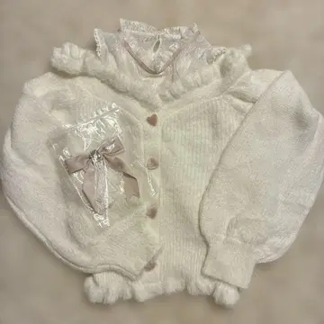 [ 미사용 새상품 ] 오프숄더 니트탑