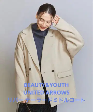 BEAUTY&YOUTH 리버 테일러드 미들 코트