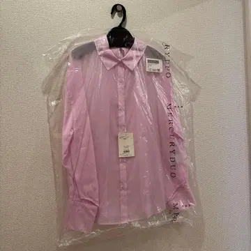 [ MERCURYDUO/머큐리 듀오 ] 백 슬릿 시어 셔츠