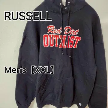 z346 [ RUSSELL ] 후드티 ( 남성용 XXL ) 블랙
