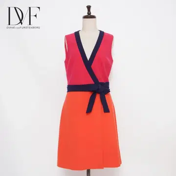 다이앤 폰 파스텐버그 카슈쿨 원피스 핑크 2*GD1032