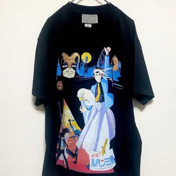 T셔츠 루팡 3세 카리오스트로의 성 몽키펀치 XL