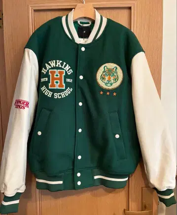 H&M Hawkins High School 바시티 자켓