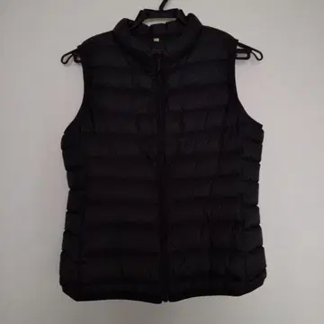 무인양품 블랙 다운 베스트 S 사이즈