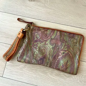 페이즐리 무늬 클러치백