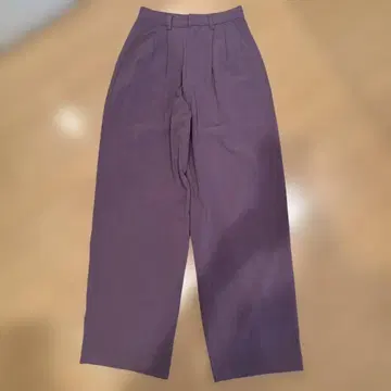 CLANE 퍼플 슬랙스