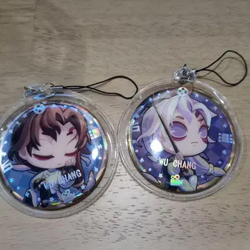 제5인격 백흑무상 캔 배지