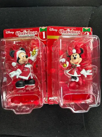 해피 복권 디즈니 크리스마스 오너먼트 미키, 미니 세트