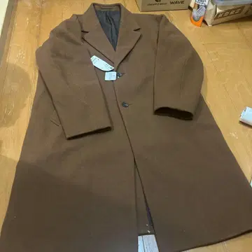 GU 멜톤 체스터 코트 브라운 M 사이즈