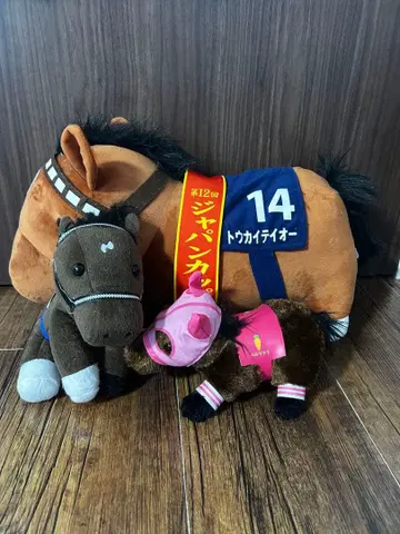 경주마 봉제 인형 세트