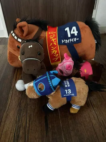 경주마 봉제 인형 세트
