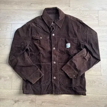 POINTER BRAND 코듀로이 커버올 브라운