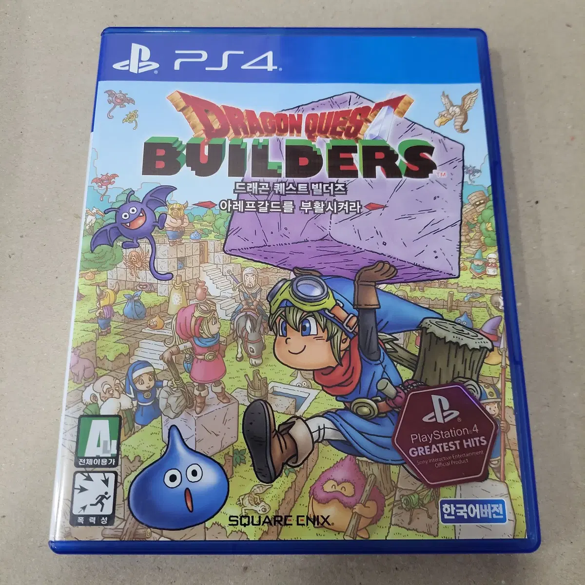 [Korean/Used] PS4 Dragon Quest Builders / DQ Builders / Minecraft / Mark / RPG